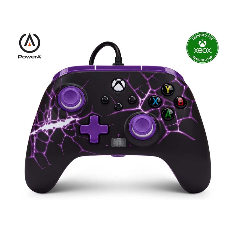 PowerA Enhanced Wired Controller for Xbox Series X|S - Purple Magma